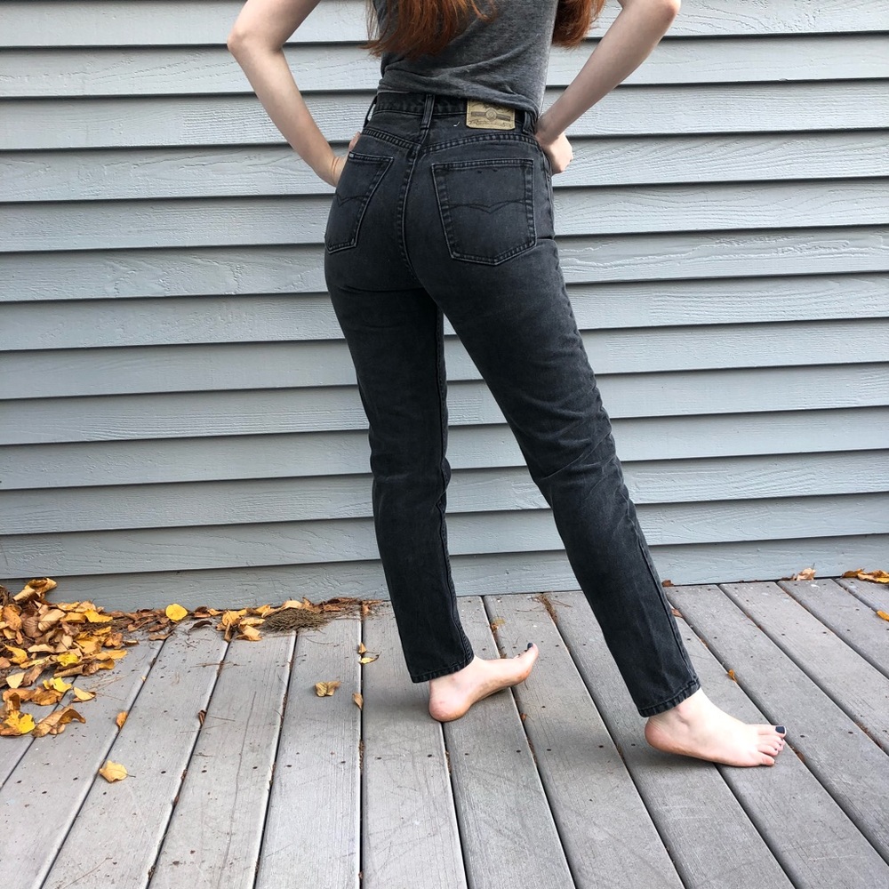 High Rise Vintage Black Jordache Jeans